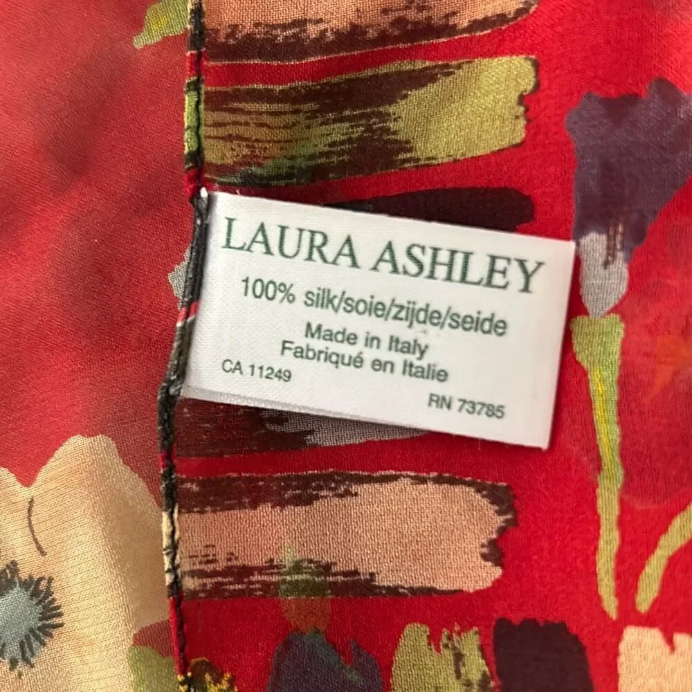 Laura Ashley Silk Scarf
